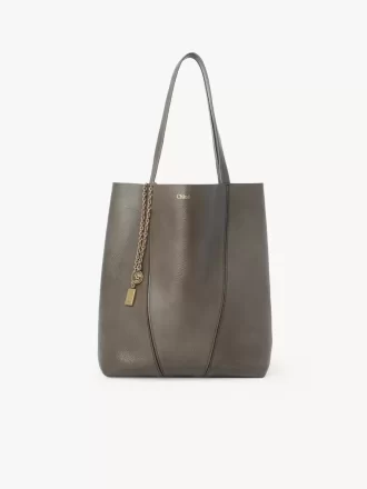 Chloé Spin tote bag in grained leather