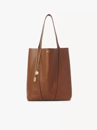 Chloé Spin tote bag in grained leather