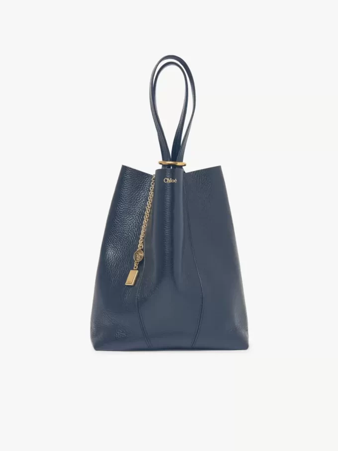 Chloé Spin tote bag in grained leather Chloé Spin tote bag in grained leather