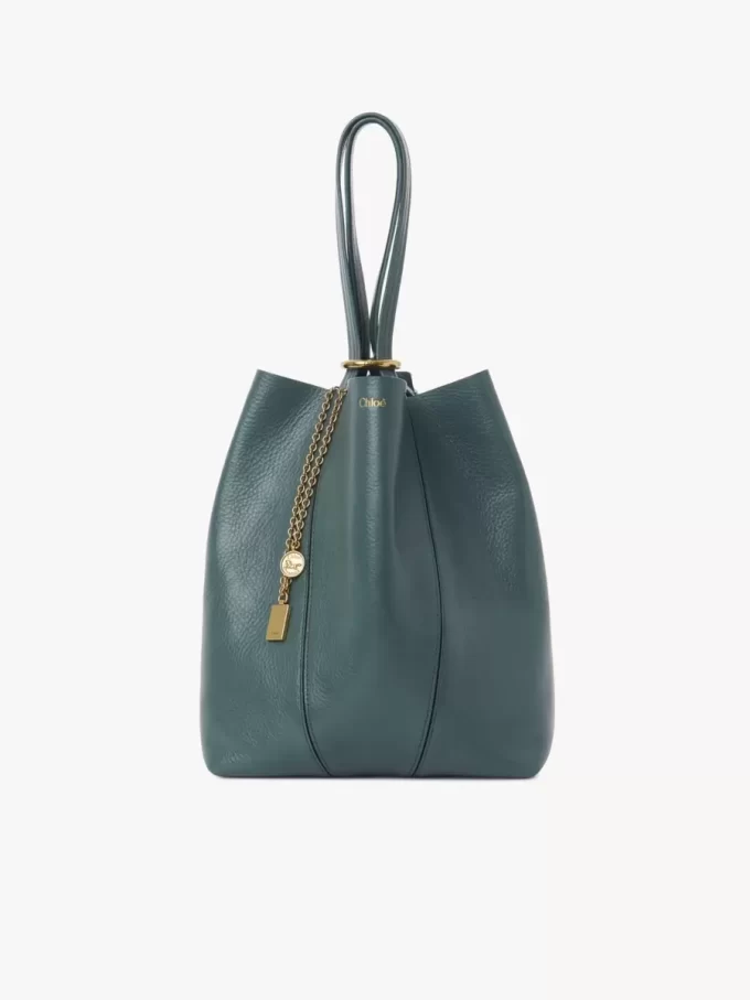 Chloé Spin tote bag in grained leather Chloé Spin tote bag in grained leather