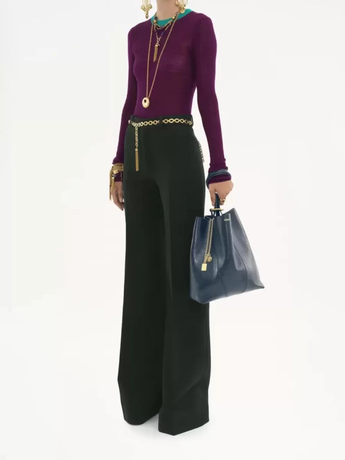 Chloé Spin tote bag in grained leather Chloé Spin tote bag in grained leather