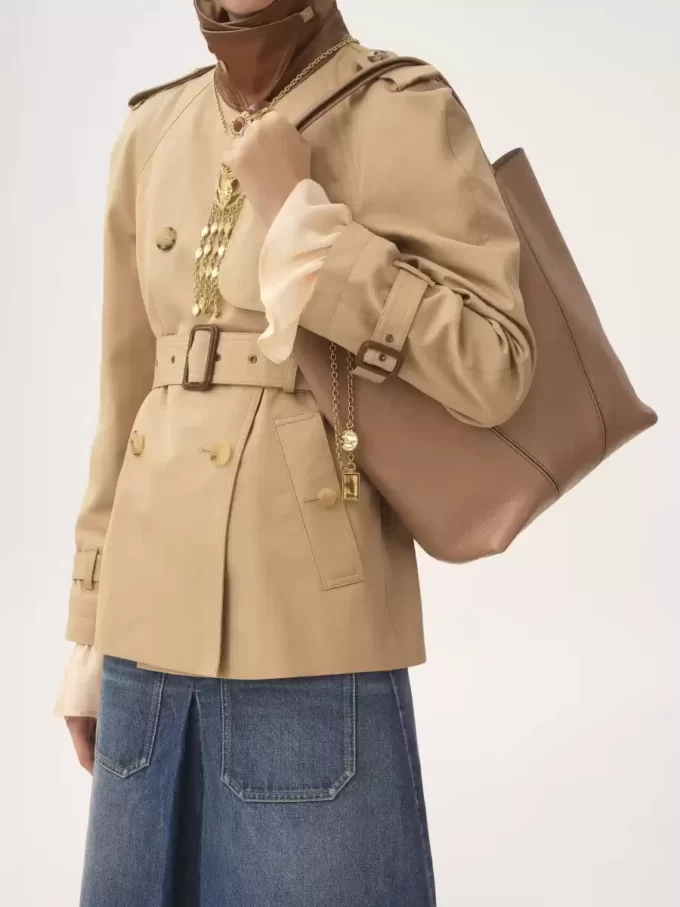 Chloé Spin tote bag in grained leather Chloé Spin tote bag in grained leather