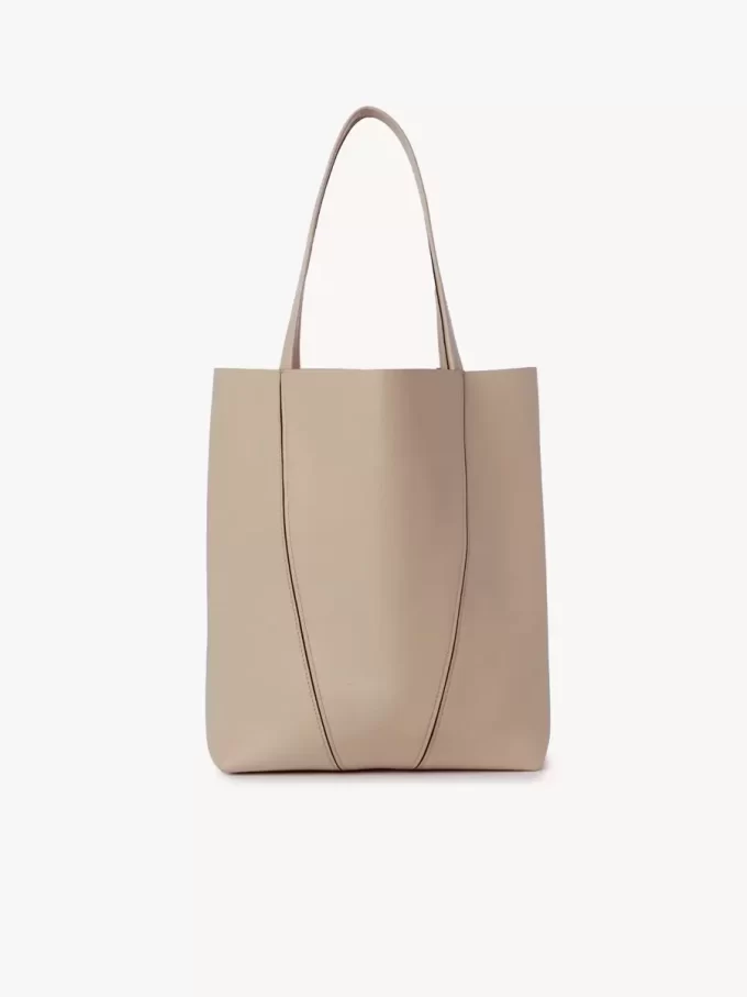 Chloé Spin tote bag in grained leather Chloé Spin tote bag in grained leather