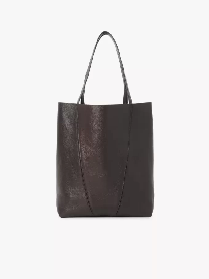 Chloé Spin tote bag in grained leather Chloé Spin tote bag in grained leather