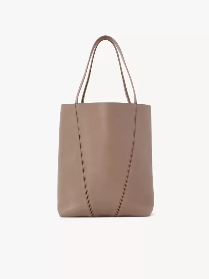 Chloé Spin tote bag in grained leather Chloé Spin tote bag in grained leather