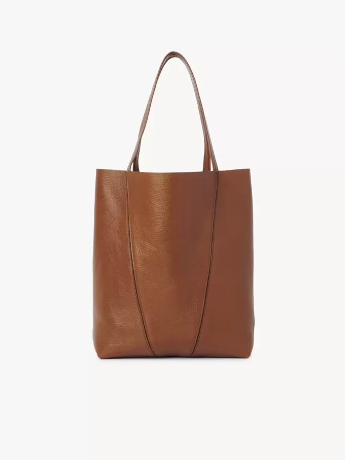 Chloé Spin tote bag in grained leather Chloé Spin tote bag in grained leather