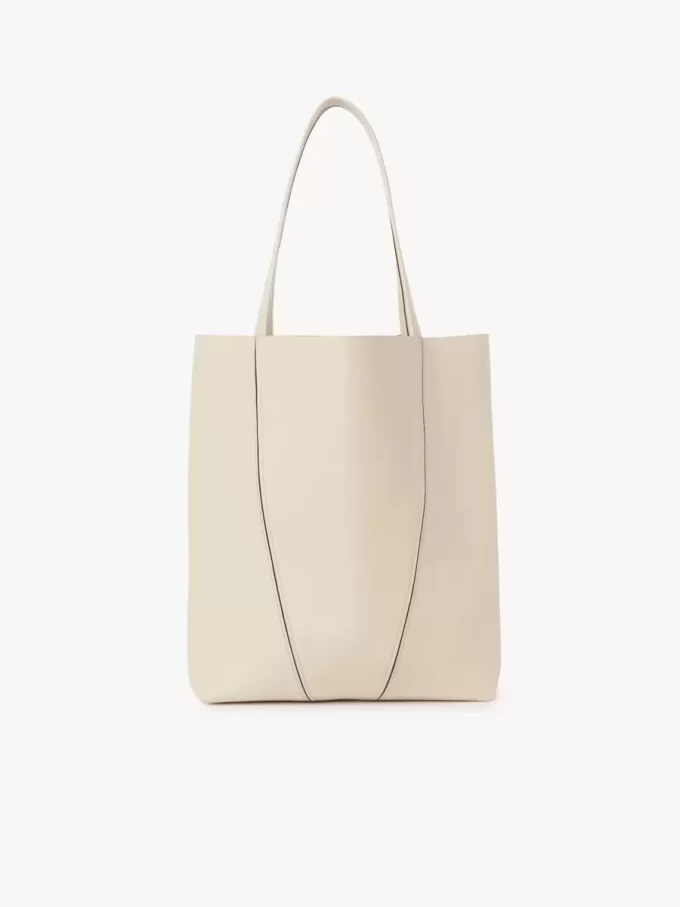 Chloé Spin tote bag in grained leather Chloé Spin tote bag in grained leather