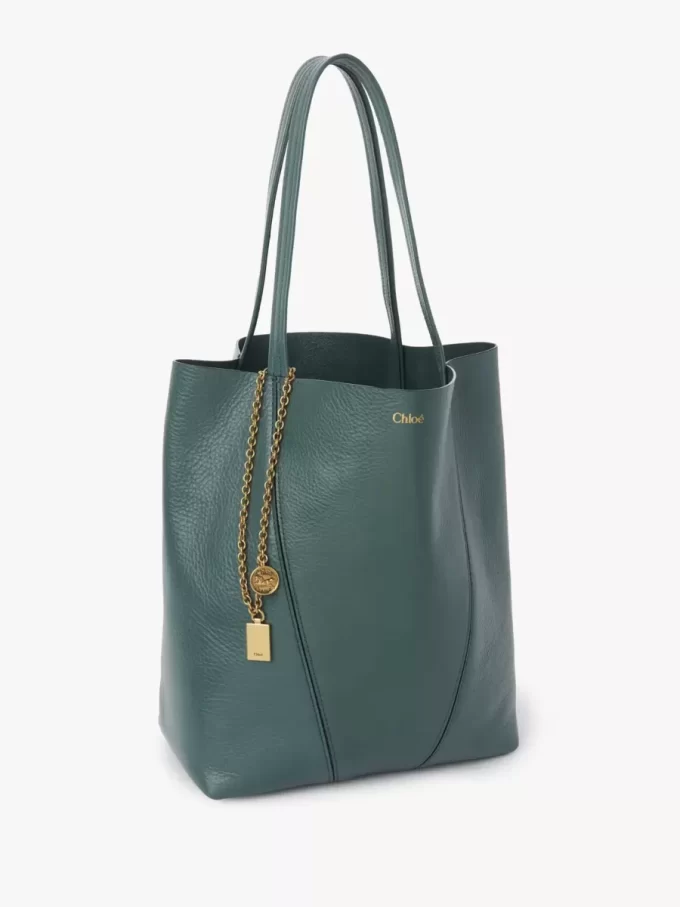 Chloé Spin tote bag in grained leather Chloé Spin tote bag in grained leather