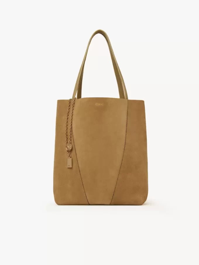 Chloé Spin tote bag in suede leather Chloé Spin tote bag in suede leather