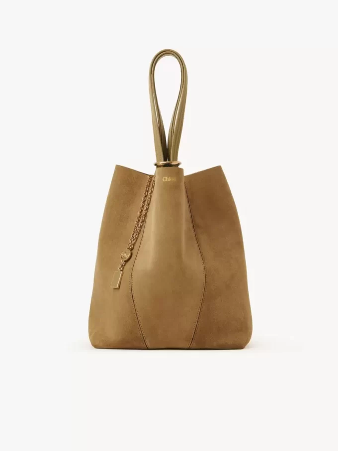 Chloé Spin tote bag in suede leather Chloé Spin tote bag in suede leather