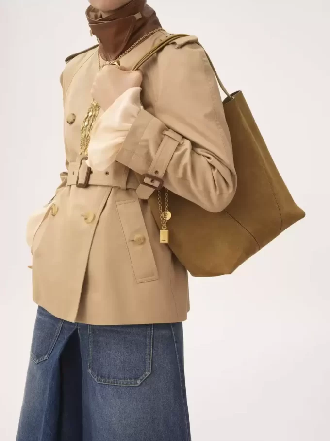 Chloé Spin tote bag in suede leather Chloé Spin tote bag in suede leather