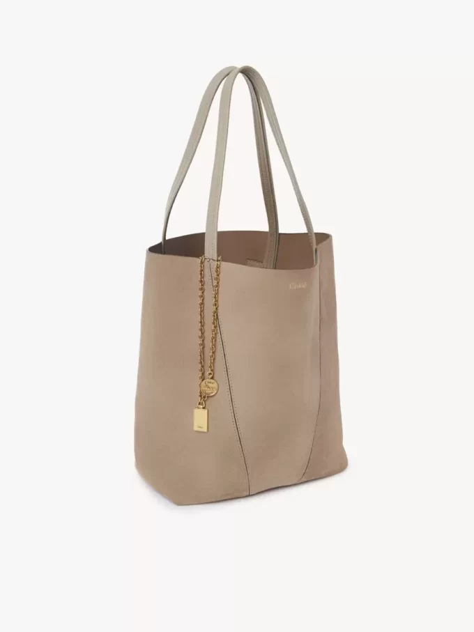 Chloé Spin tote bag in suede leather Chloé Spin tote bag in suede leather