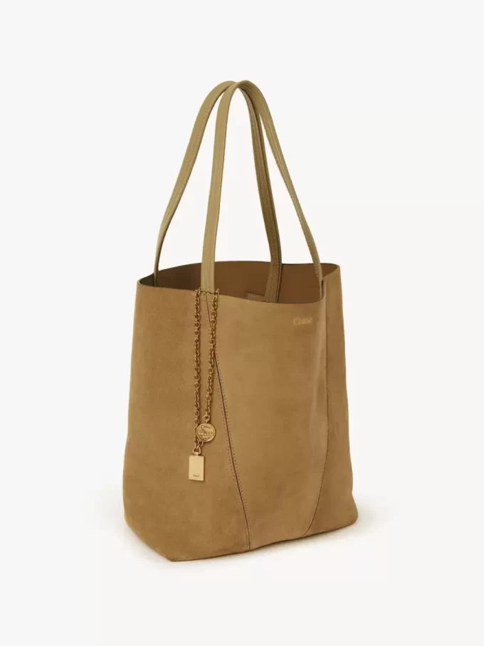 Chloé Spin tote bag in suede leather Chloé Spin tote bag in suede leather