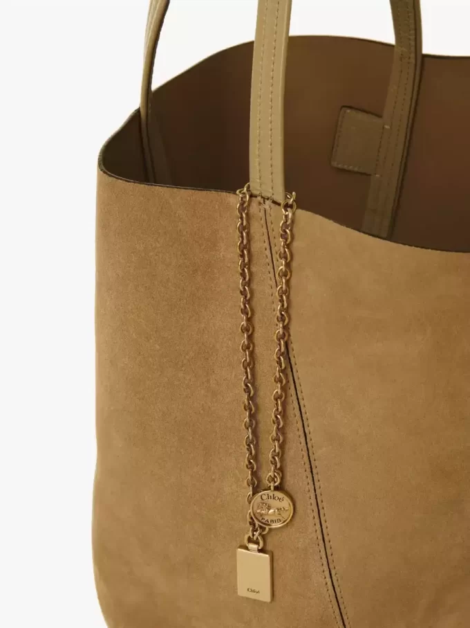 Chloé Spin tote bag in suede leather Chloé Spin tote bag in suede leather