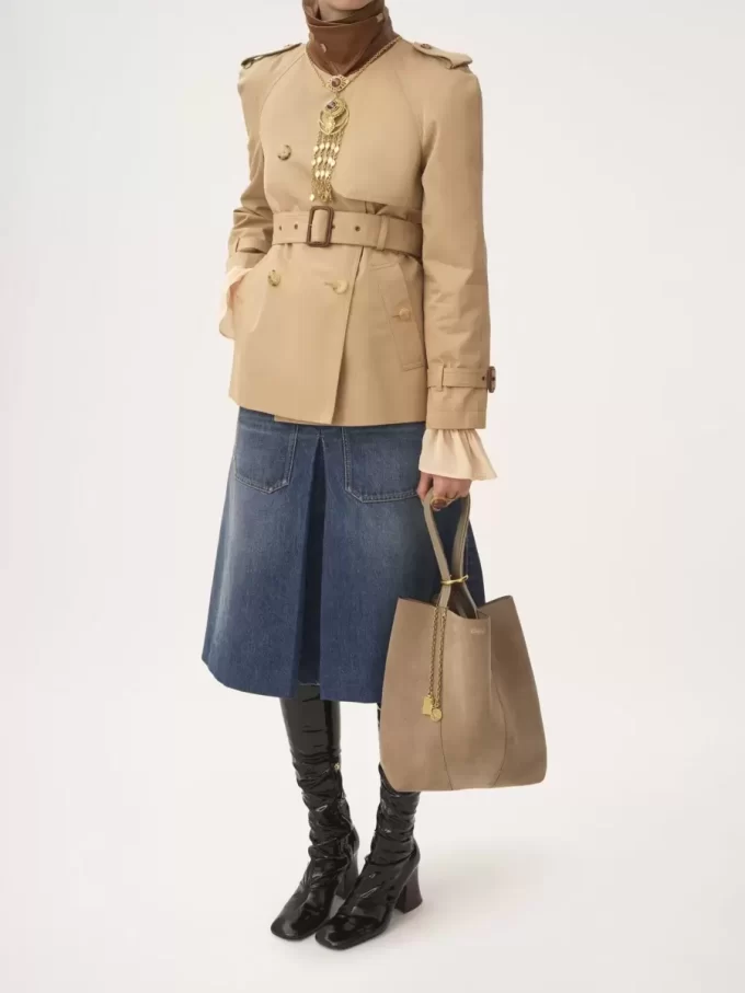 Chloé Spin tote bag in suede leather Chloé Spin tote bag in suede leather