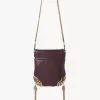 Château Treasures chain flap bag in grained leather Château Treasures chain flap bag in grained leather