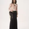 Fluid maxi skirt in silk mousseline Fluid maxi skirt in silk mousseline