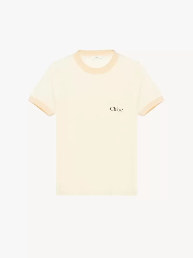 Crew-neck logo T-shirt in cotton jersey Crew-neck logo T-shirt in cotton jersey