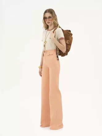 Crew-neck logo T-shirt in cotton jersey