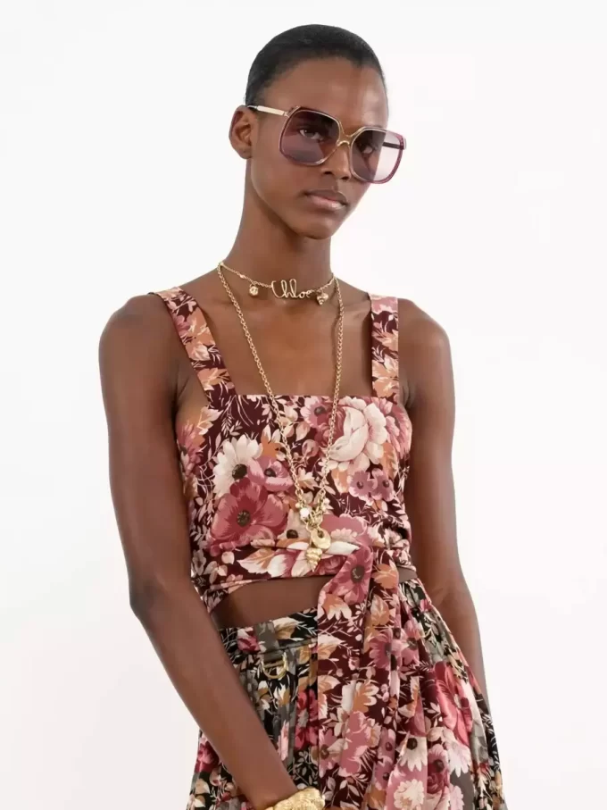 Fluid pleated pants in silk charmeuse Fluid pleated pants in silk charmeuse