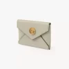 Envelope card holder in grained leather Envelope card holder in grained leather