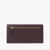 Envelope long wallet with flap in grained leather Envelope long wallet with flap in grained leather