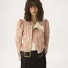 Fitted jacket in taffeta jacquard & lace Fitted jacket in taffeta jacquard & lace