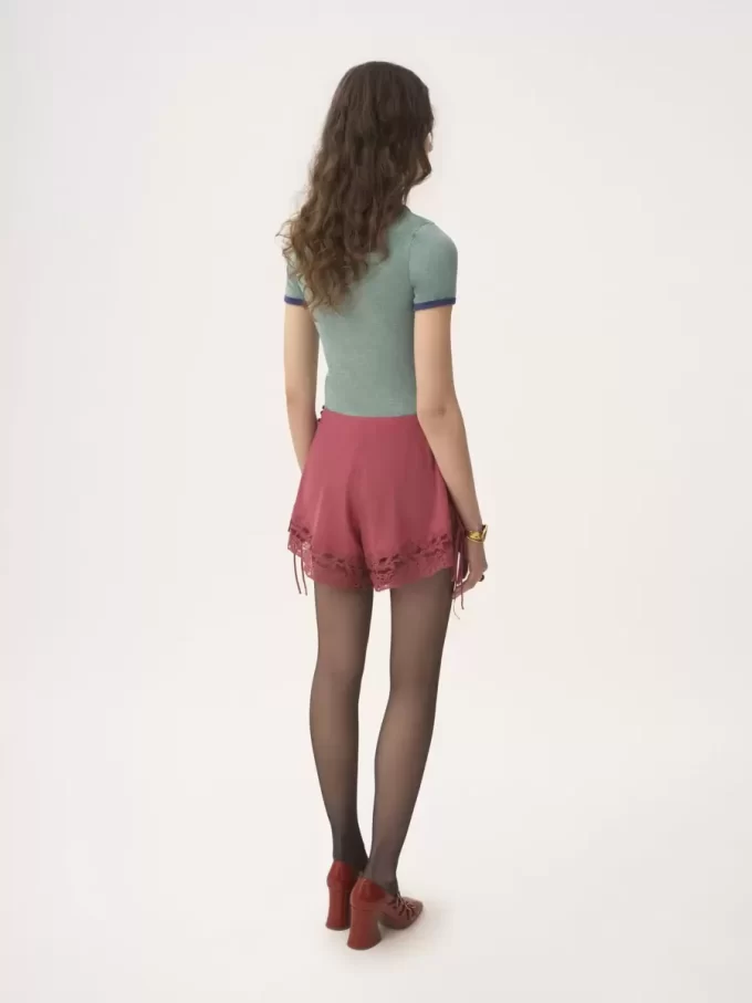 Fitted logo T-shirt in cotton-mix jersey Fitted logo T-shirt in cotton-mix jersey