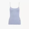 Fitted tank top in cotton