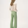 Flared pants in cotton canvas Flared pants in cotton canvas