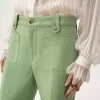 Flared pants in cotton canvas Flared pants in cotton canvas