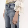 Flared patchwork jeans in denim Flared patchwork jeans in denim