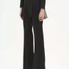 Flared tailored pants in wool gabardine Flared tailored pants in wool gabardine