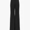 Flared tailored pants in wool grain de poudre Flared tailored pants in wool grain de poudre