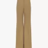 Flared tailored pants in wool grain de poudre Flared tailored pants in wool grain de poudre