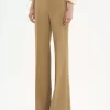 Flared tailored pants in wool grain de poudre Flared tailored pants in wool grain de poudre