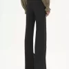 Flared tailored pants in wool grain de poudre Flared tailored pants in wool grain de poudre