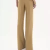 Flared tailored pants in wool grain de poudre Flared tailored pants in wool grain de poudre