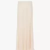 Fluid maxi skirt in silk mousseline Fluid maxi skirt in silk mousseline