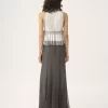 Fluid maxi skirt in silk mousseline Fluid maxi skirt in silk mousseline