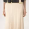 Fluid maxi skirt in silk mousseline Fluid maxi skirt in silk mousseline
