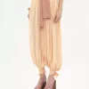 Fluid pleated pants in silk charmeuse Fluid pleated pants in silk charmeuse