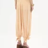 Fluid pleated pants in silk charmeuse Fluid pleated pants in silk charmeuse