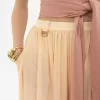 Fluid pleated pants in silk charmeuse Fluid pleated pants in silk charmeuse
