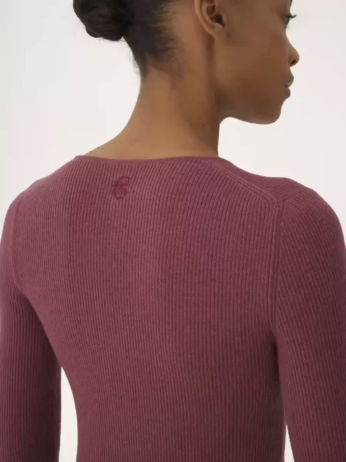 Henley shirt in a merino wool knit Henley shirt in a merino wool knit