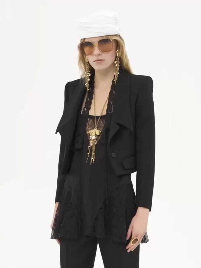 Heritage tailored jacket in wool gabardine Heritage tailored jacket in wool gabardine