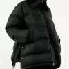 High-neck puffer jacket in shiny nylon High-neck puffer jacket in shiny nylon