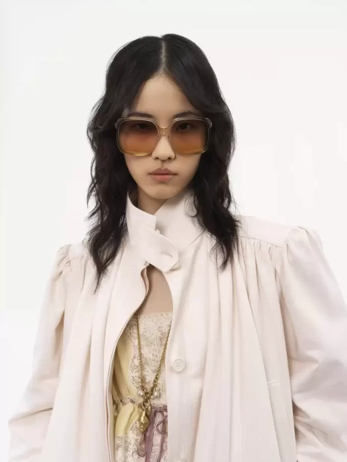 High-neck utilitarian jacket in cotton canvas High-neck utilitarian jacket in cotton canvas