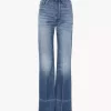 High-rise bootcut jeans in denim High-rise bootcut jeans in denim