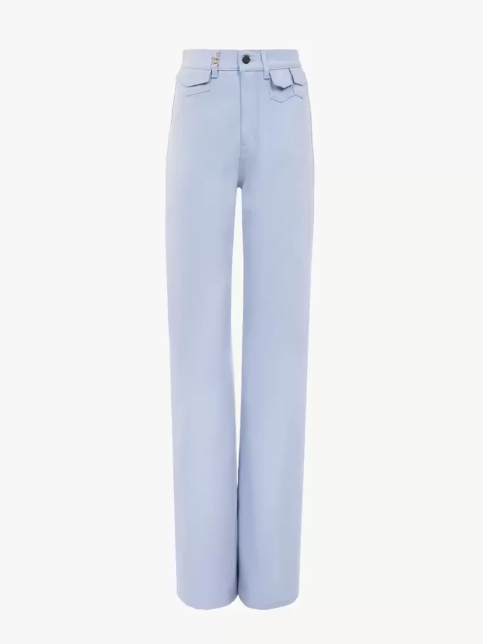 High-rise flare jeans in denim High-rise flare jeans in denim